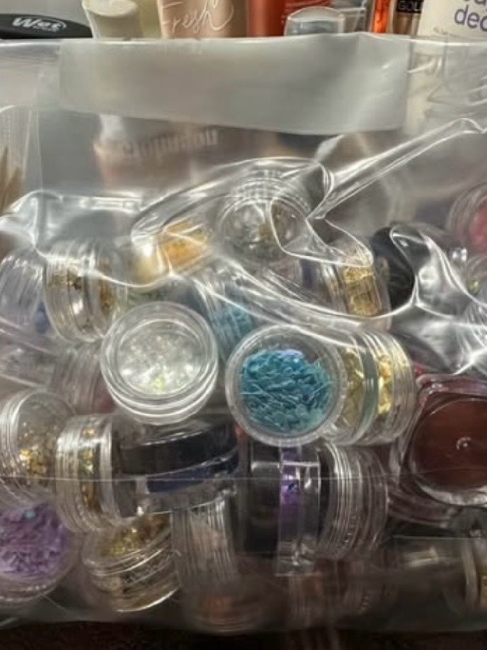 Nail art bundle (gems, foil, rhinestones, press ons, tips, etc)